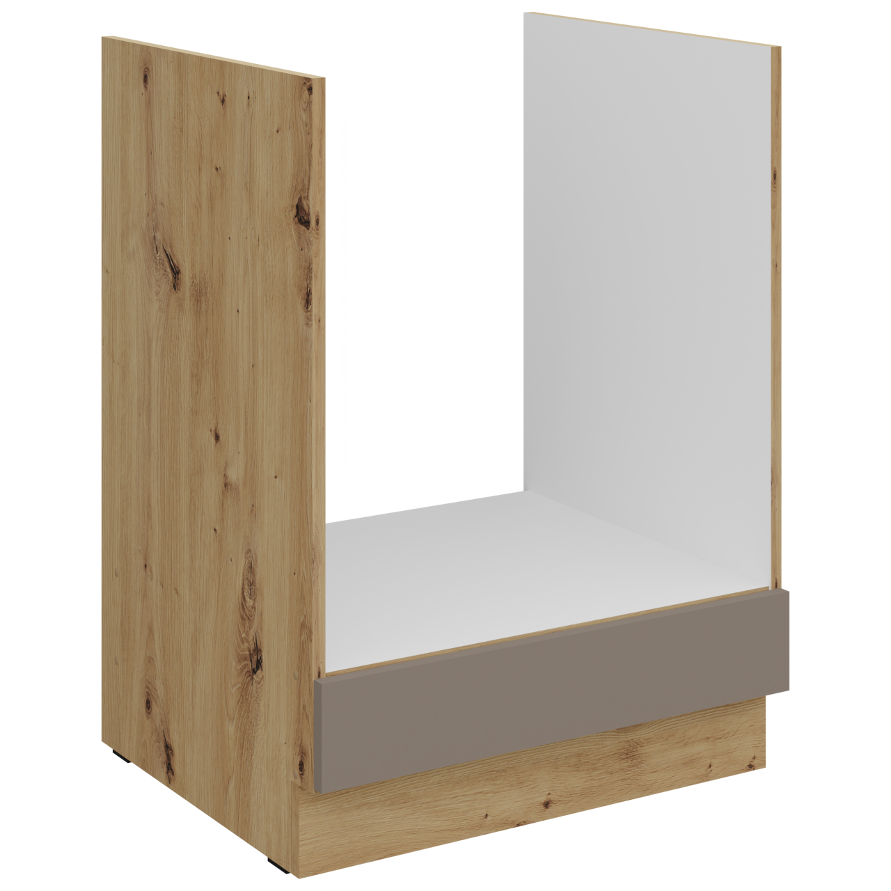 Szafka dolna 60 ERIS 07 Dąb artisan / Piaskowa szarość AFM