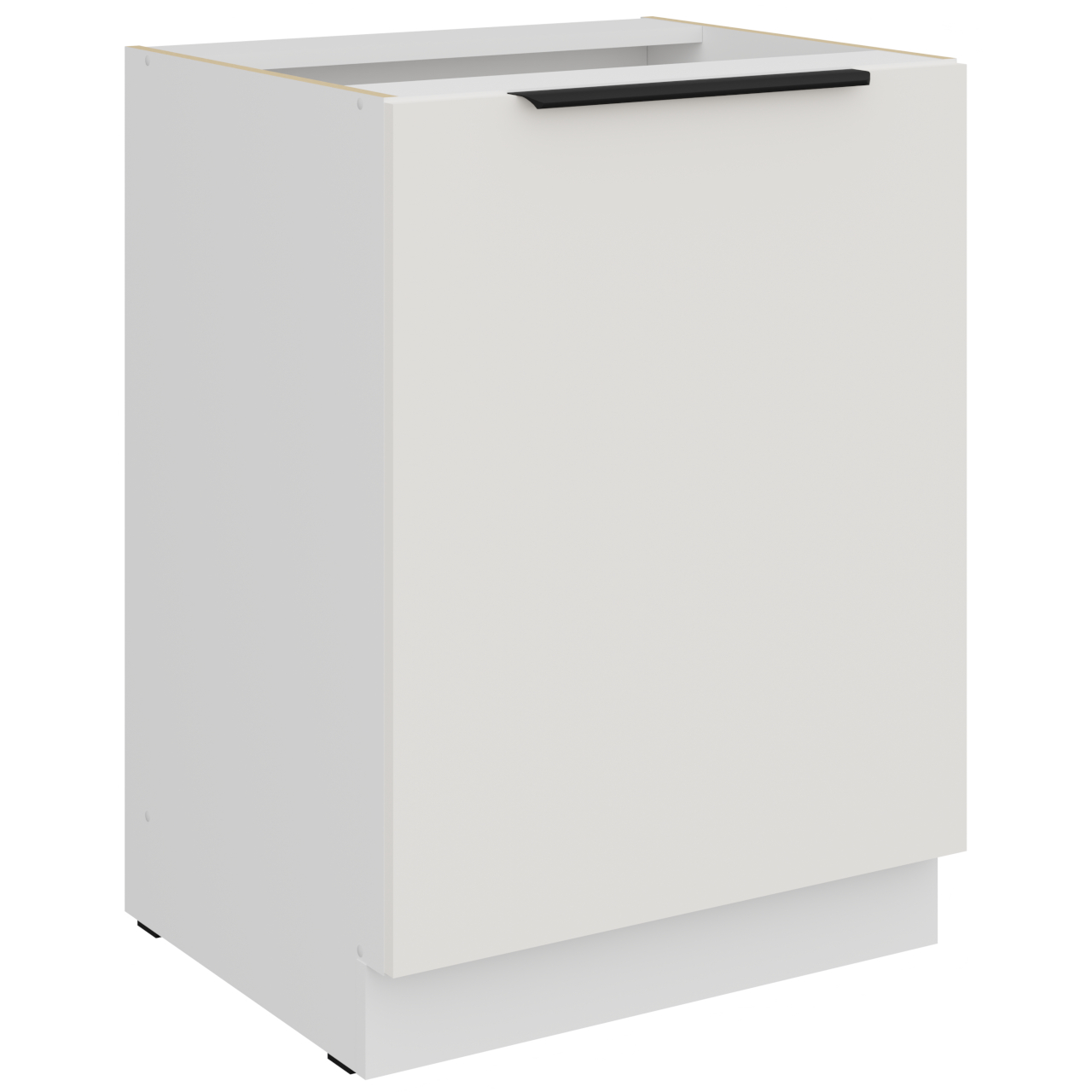 Szafka dolna 60 ERIS 06 Biały / Biały mat AFM