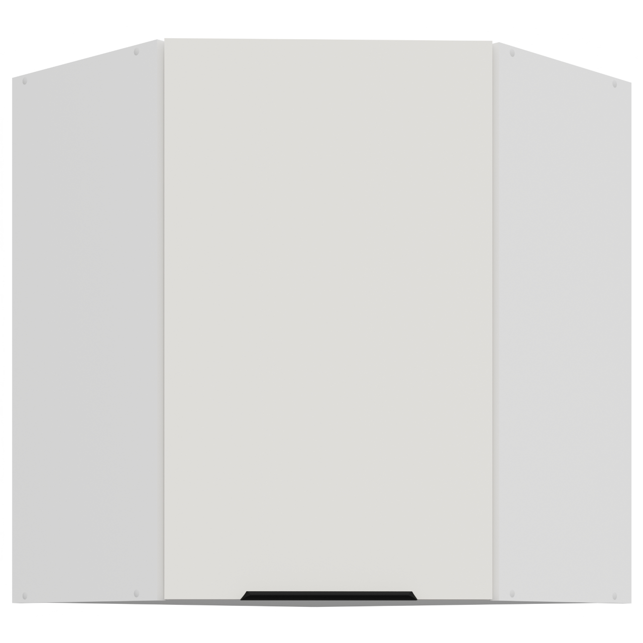 Szafka górna narożna 60 ERIS 26 Biały / Biały mat AFM