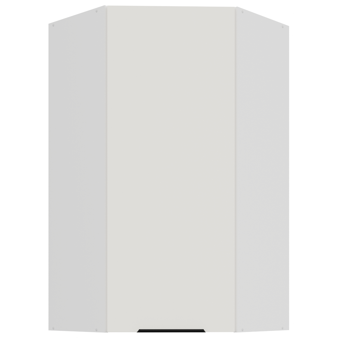 Szafka górna narożna 60 ERIS 28 Biały / Biały mat AFM