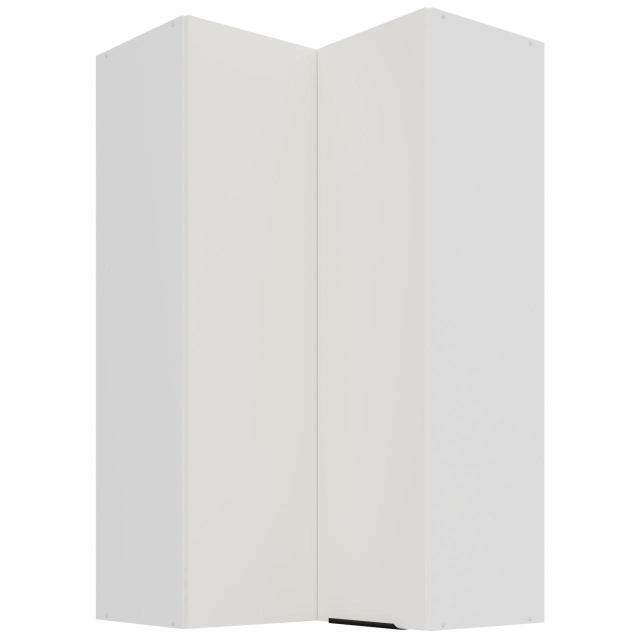 Szafka górna narożna 60 ERIS 31 Biały / Biały mat AFM