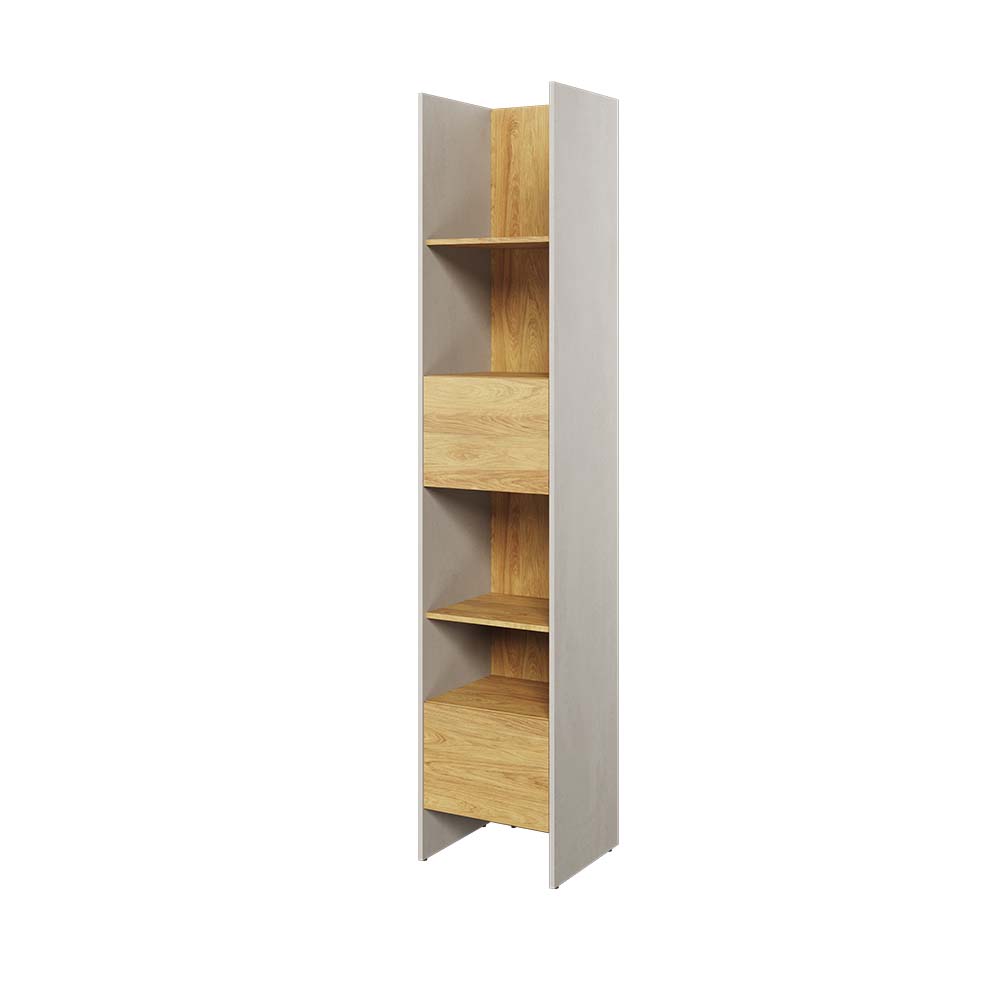 Regał 45 silk flou/hikora naturalna TEEN FLEX TF02