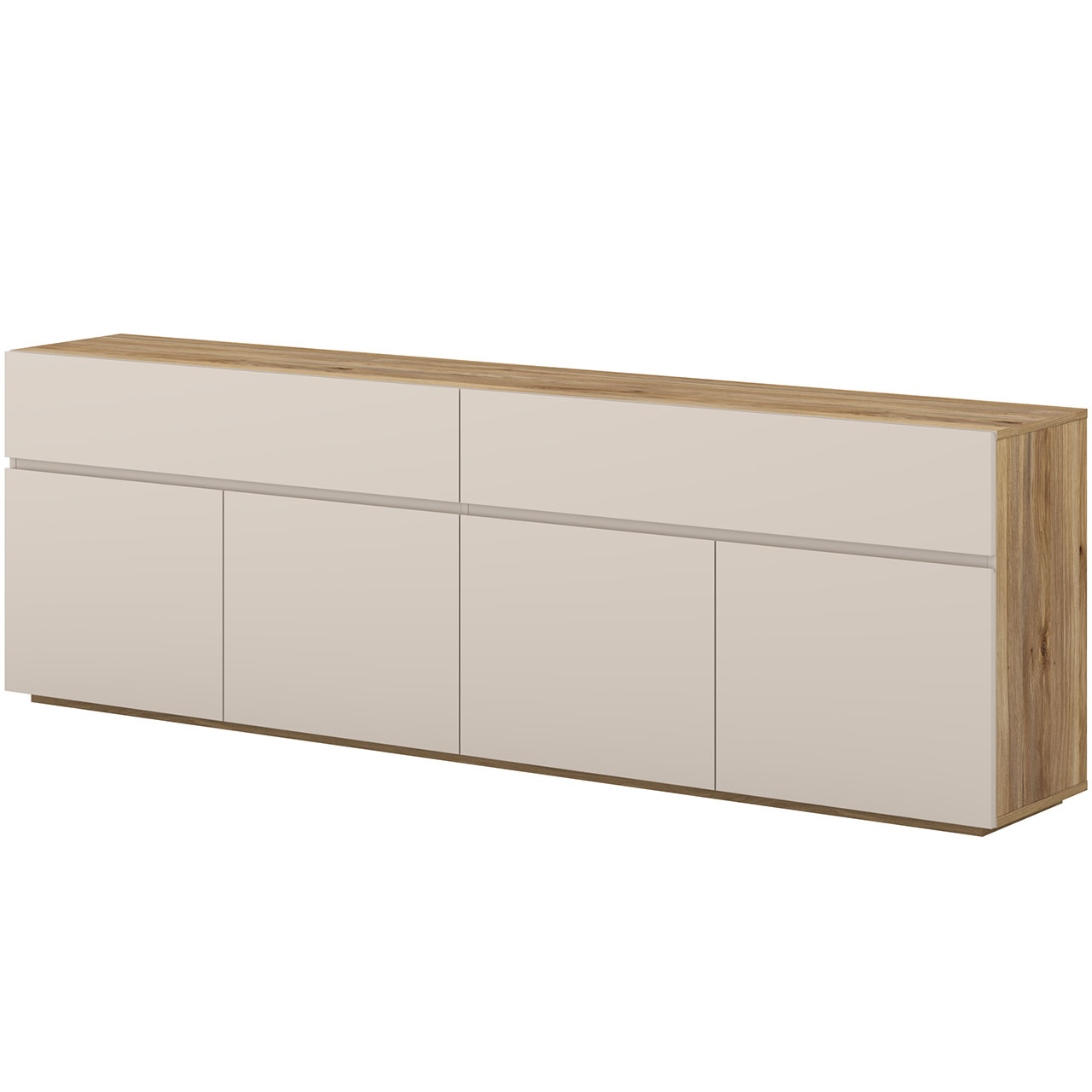 Komoda DRISS 25 dąb mauvella / kaszmir
