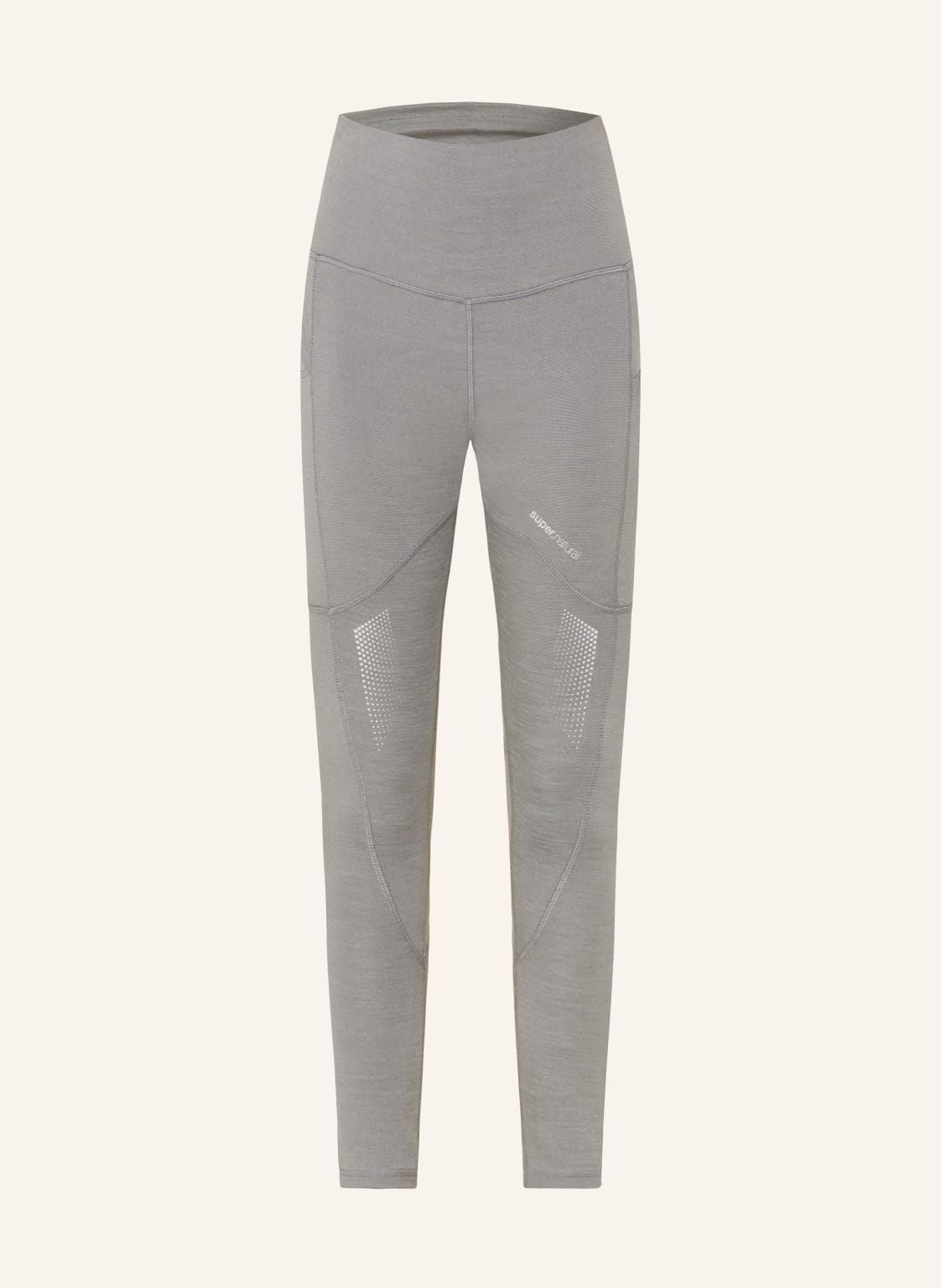 Super.Natural Legginsy Active Lightening Z Wełną Merino grau