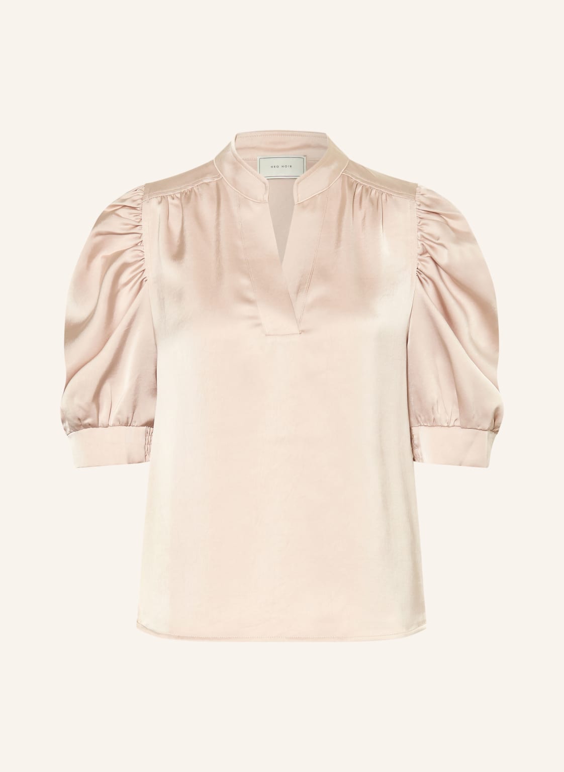 Neo Noir Bluzka Roella Z Satyny beige