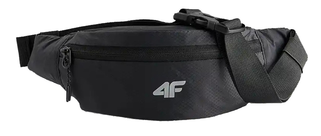 Saszetka nerka 4F Na pas Sportowa Czarna Biodrowa