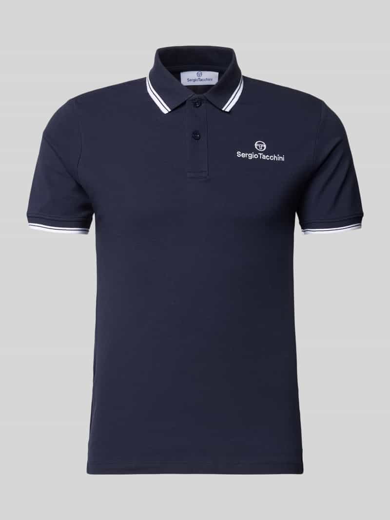 Koszulka polo o kroju slim fit z wyhaftowanym logo model „Reed”