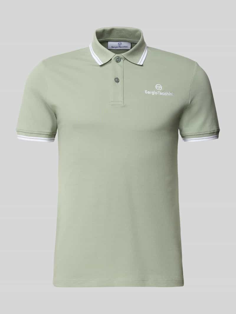 Koszulka polo o kroju slim fit z wyhaftowanym logo model „Reed”