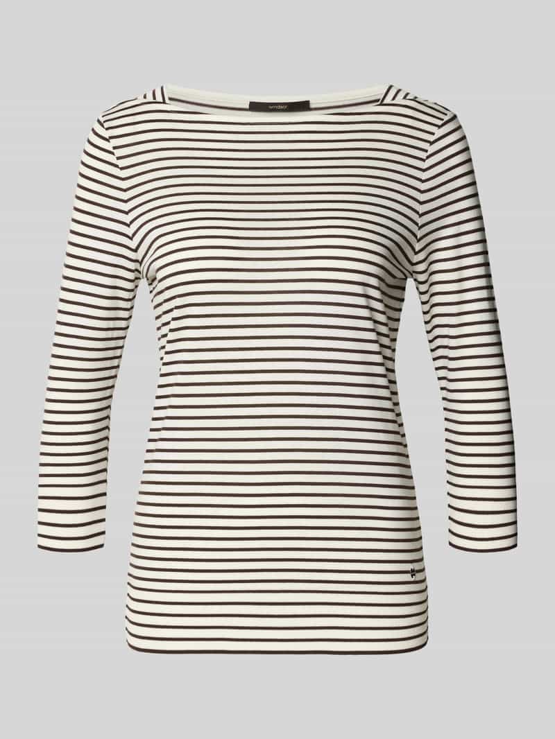 Regular Fit longsleeve z mieszanki lyocellu