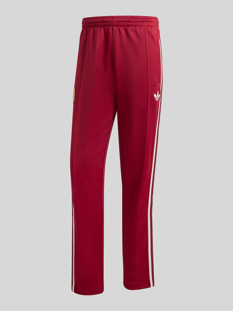 Spodnie dresowe w kroju regular fit z dodatkiem bawełny