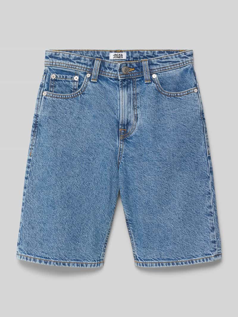 Szorty jeansowe o kroju baggy z wpuszczanymi kieszeniami model 'ALEX'