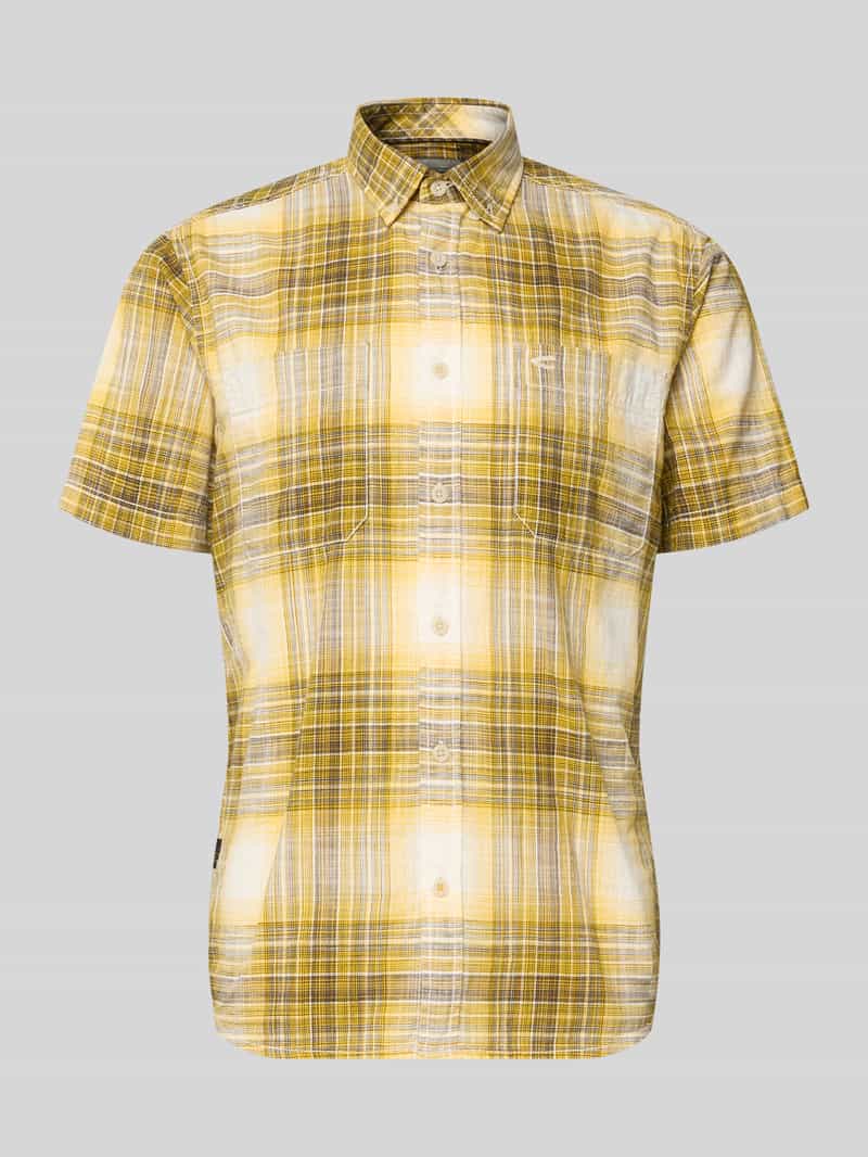 Koszula casualowa o kroju slim fit z wyhaftowanym logo