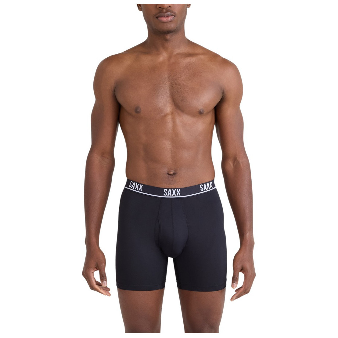 Bokserki Saxx Essential Perform Mesh Boxer Brf Fly 3Pk Rozmiar: M / Kolor: czarny