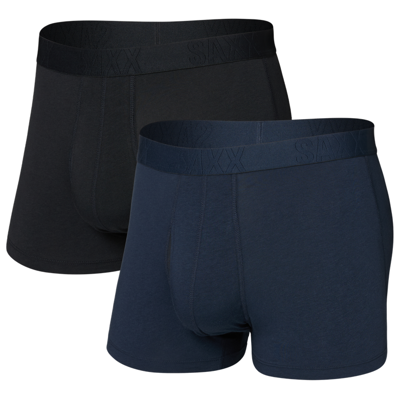 Bokserki Saxx Droptemp Cooling Cotton Trunk Fly 2Pk Rozmiar: L / Kolor: czarny/niebieski