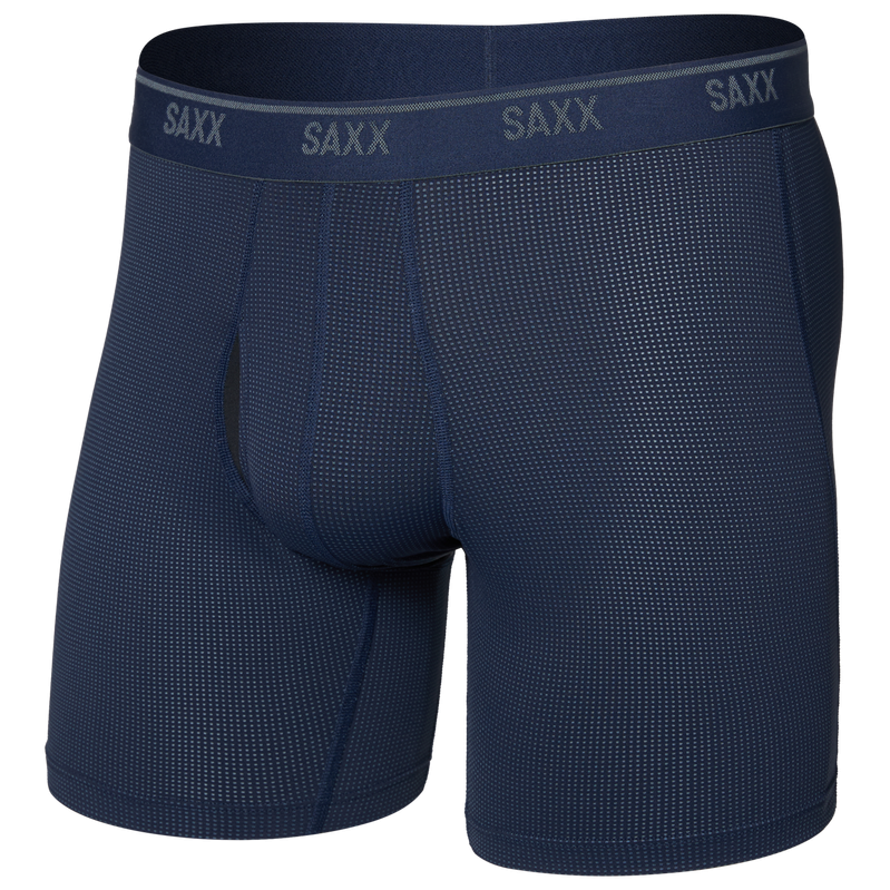 Bokserki Saxx Quest Quick Dry Mesh Boxer Brief Fly Rozmiar: XL / Kolor: niebieski