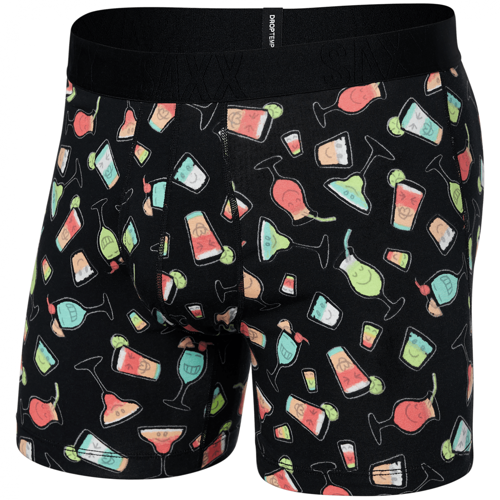 Bokserki Saxx Droptemp Cooling Cotton Boxer Brief Fly Rozmiar: L / Kolor: niebieski