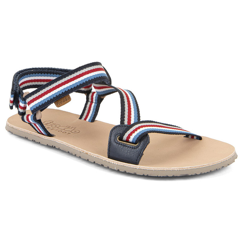 Sandały dziecięce Frodo Barefoot flexy straps Blue/Red Rozmiar butów (UE): 33 / Kolor: niebieski