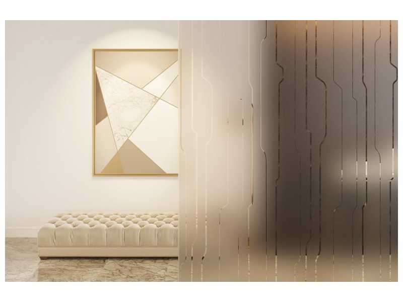 Ikonos Folia Dekoracyjna Do Szkła Pet Decorative Frosted Linie No. 300 1,52x1