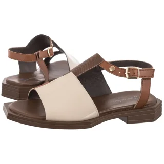 Sandały Brązowe/Beżowe K7477-02/00-1 (MA1495-b) Maciejka