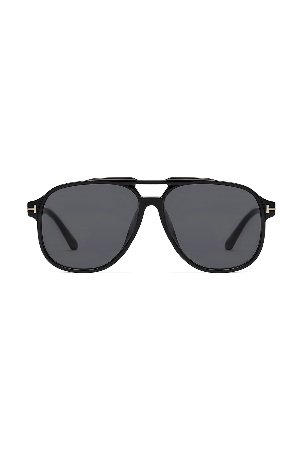 Okulary przeciwsłoneczne typu aviator czarne