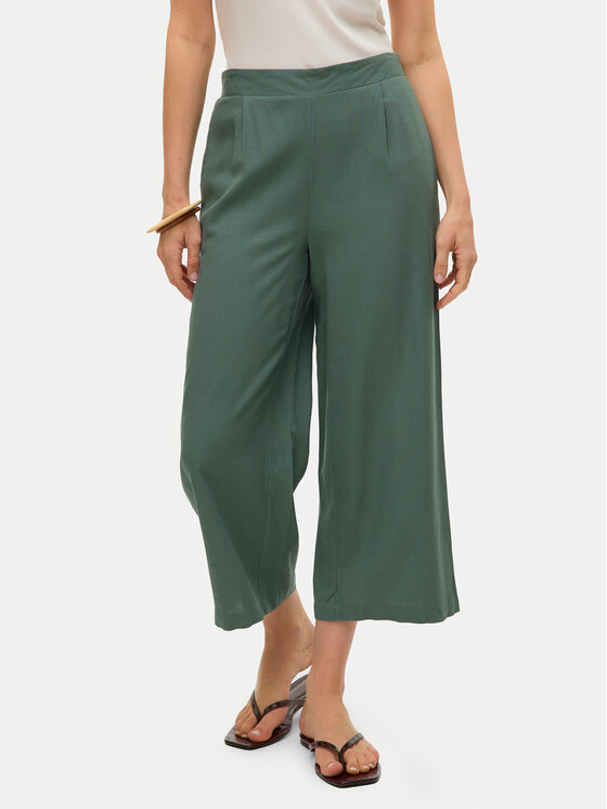 Vero Moda Kuloty Mymilo 10321626 Zielony ciemny Regular Fit