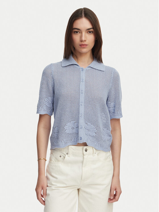 Vero Moda Kardigan Mystic 10342420 Niebieski Regular Fit