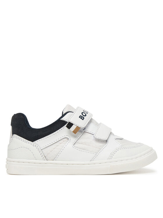 BOSS Sneakersy J52827 D Biały
