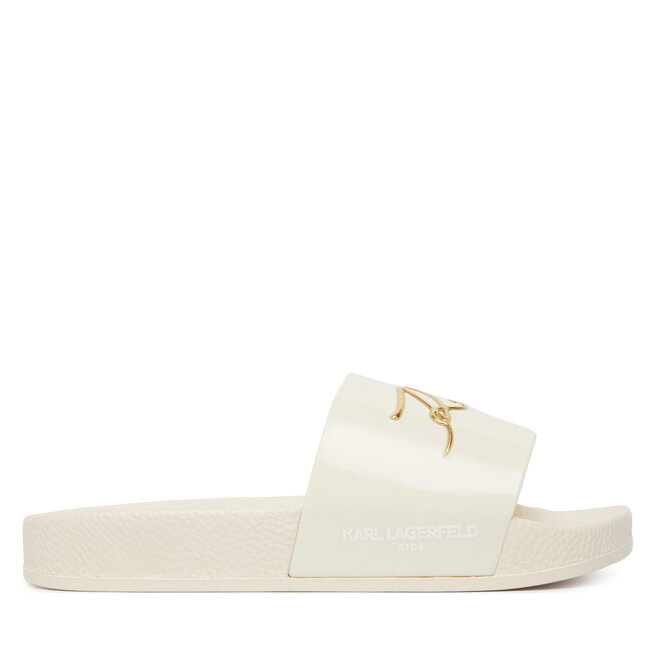 Klapki KARL LAGERFELD Z31174 M Biały