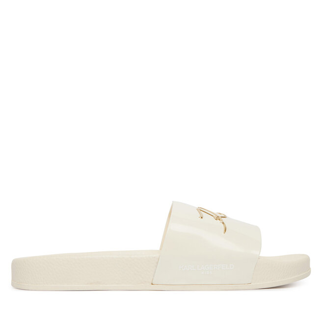 Klapki KARL LAGERFELD Z31174 S Biały