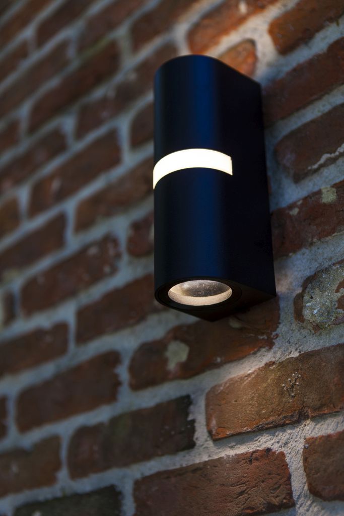 MIKA kinkiet zewnętrzny 2xGU10 IP54 ciemny szary LUTEC 5117201012