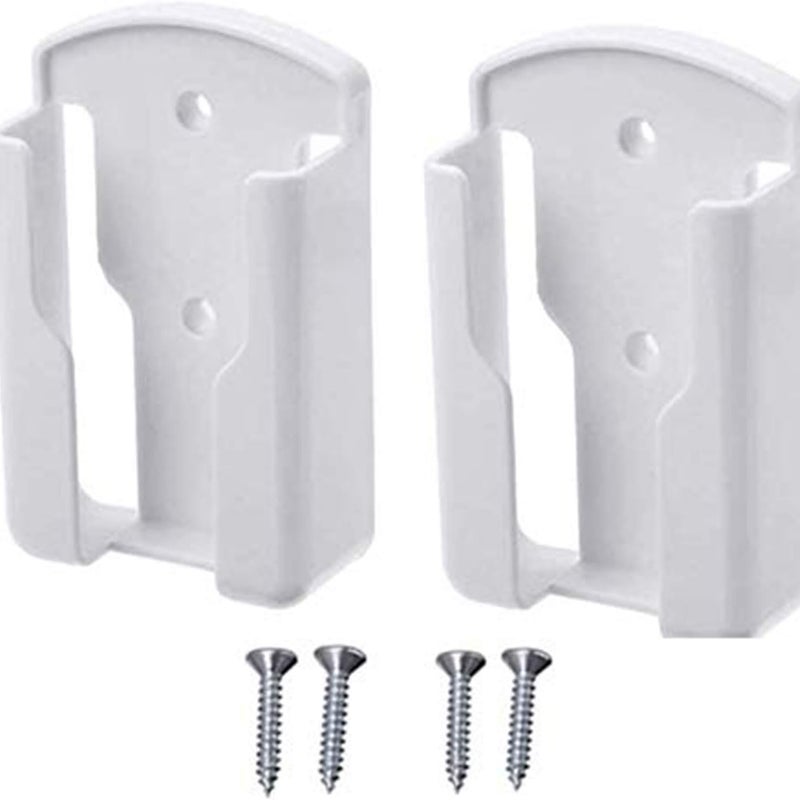 Zestaw 2 uchwytów ściennych na piloty do telewizora i systemu klimatyzacji.