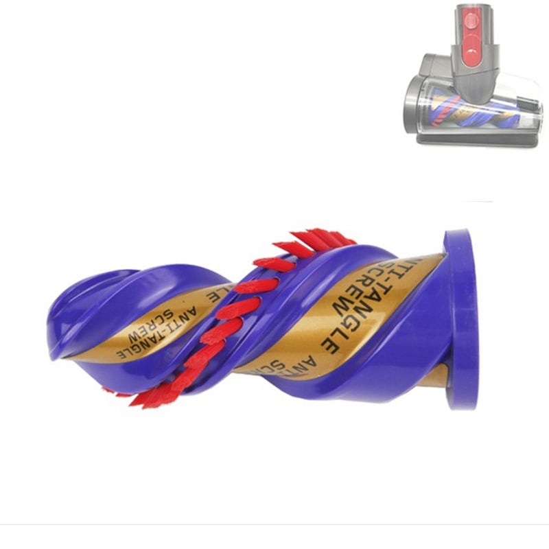 Wałek zapobiegający plątaniu do odkurzacza elektrycznego Dyson V7 V8 V10 V11 V15 V10 Slim V12, szczotka rolkowa z przyssawką elektryczną