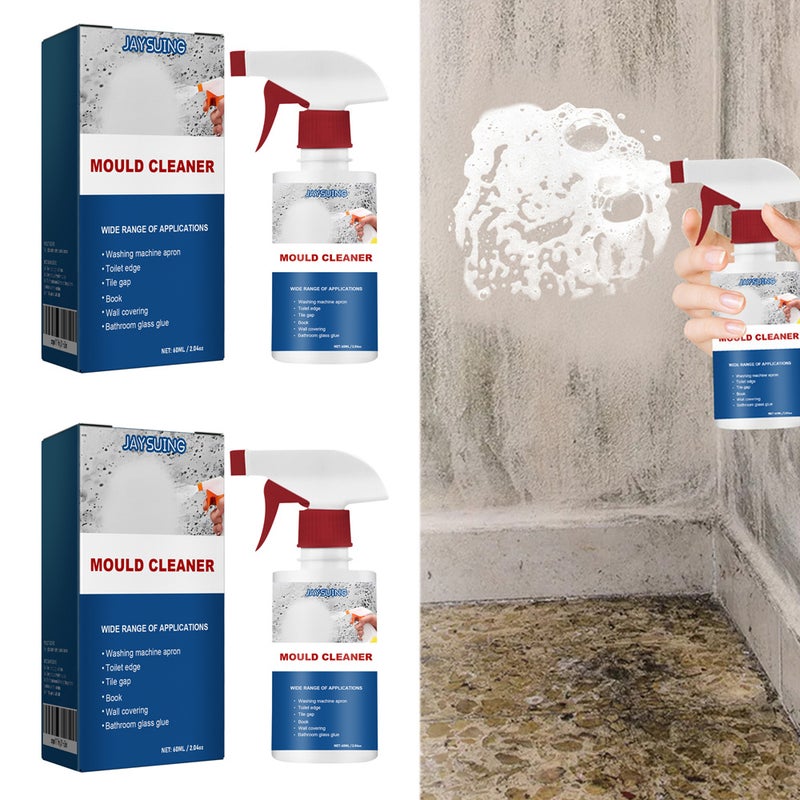2szt. spray do usuwania pleśni-60ML sufit łazienka płytki ścienne wielofunkcyjny środek czyszczący dekontaminacja spray do usuwania pleśni
