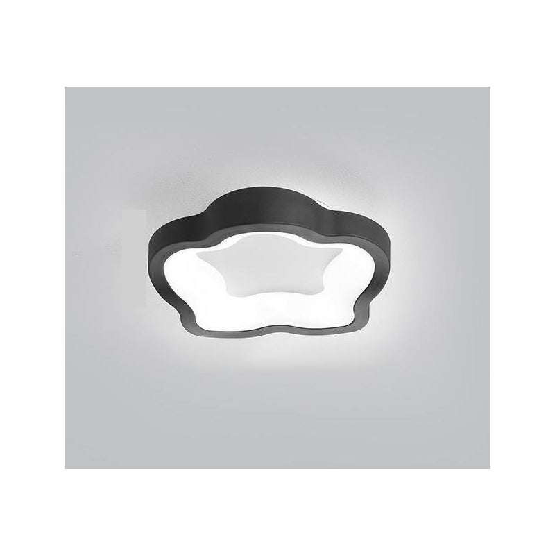 Lampa sufitowa LED, lampa korytarzowa, odpowiednia do sypialni, salonu, jadalni, czarna, zimne światło