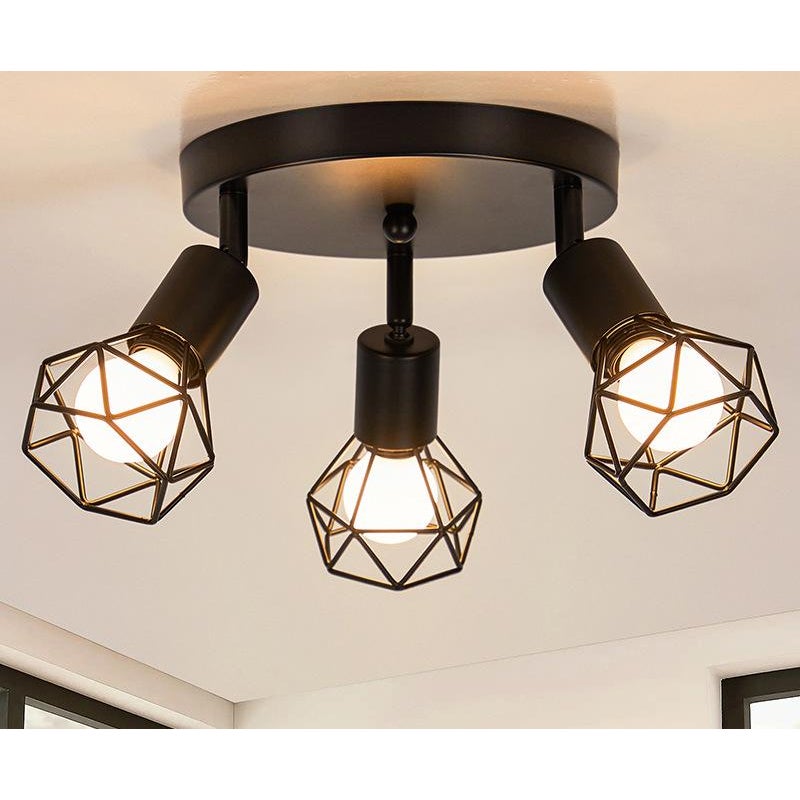 Plafon LED z białym światłem, reflektor obrotowy o 350°, oświetlenie do kuchni, łazienki, salonu, korytarza, żyrandol