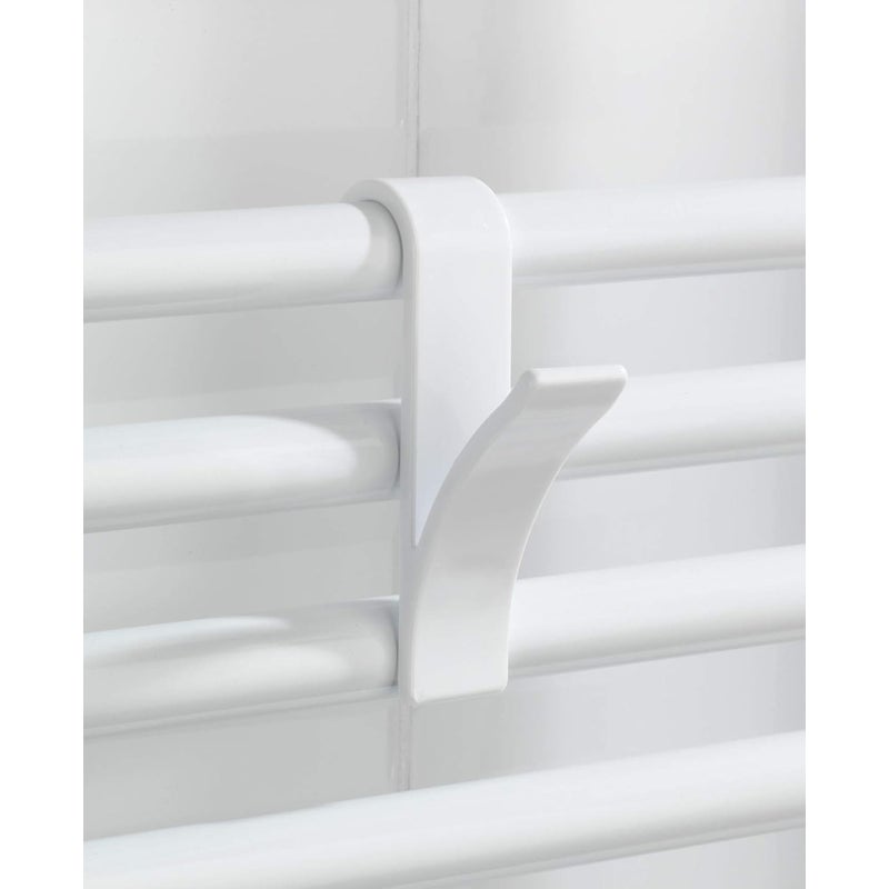 Haczyk na ręcznik na grzejnik Biały plastikowy haczyk na ręcznik na grzejnik 5szt.