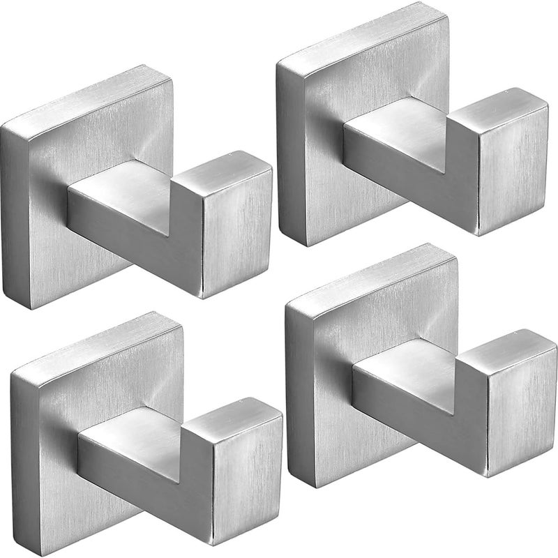 sztuki haczyków łazienkowych ze szczotkowanego niklu, wieszaków na ręczniki kąpielowe, wieszaków ściennych