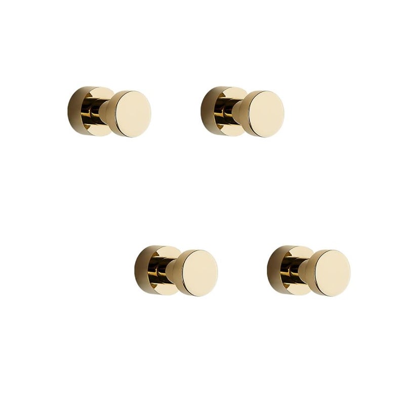 Złote wieszaki na ręczniki, nierdzewne metalowe wieszaki na szlafroki i płaszcze, samoprzylepne lub montowane na ścianie, do łazienki