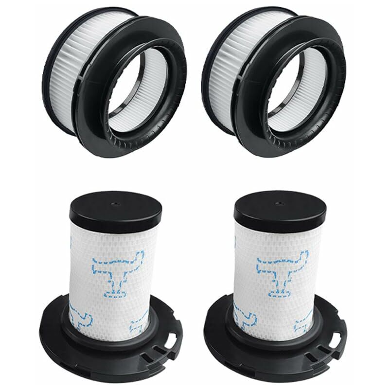4 Zestaw filtrów do odkurzacza Rowenta X-Force Flex 11.60 12.60 14.60 15.60 dla RH98xx (wymiana filtra po gąbkowym filtrze rozdzielającym)