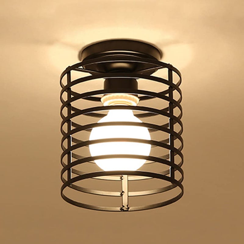 Przemysłowa lampa sufitowa sztuka retro wpuszczana lampa sufitowa wewnętrzna oprawa oświetleniowa typu farmhouse odpowiednia korytarza salonu kuchni