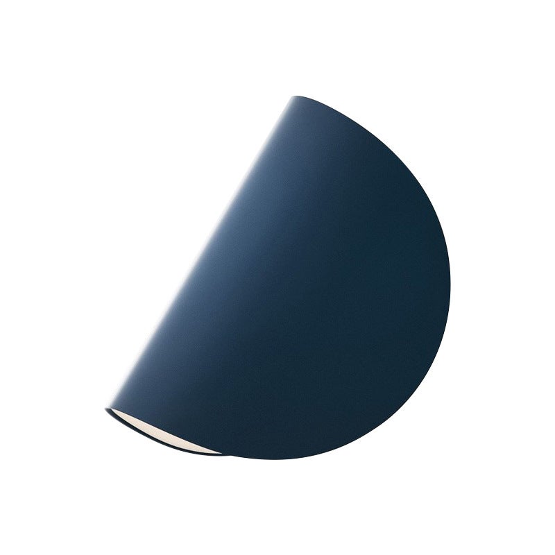 Nowoczesny kinkiet LED, obrotowy kinkiet ścienny, kinkiet łazienkowy, kinkiet - niebieski - białe światło (1 szt.)