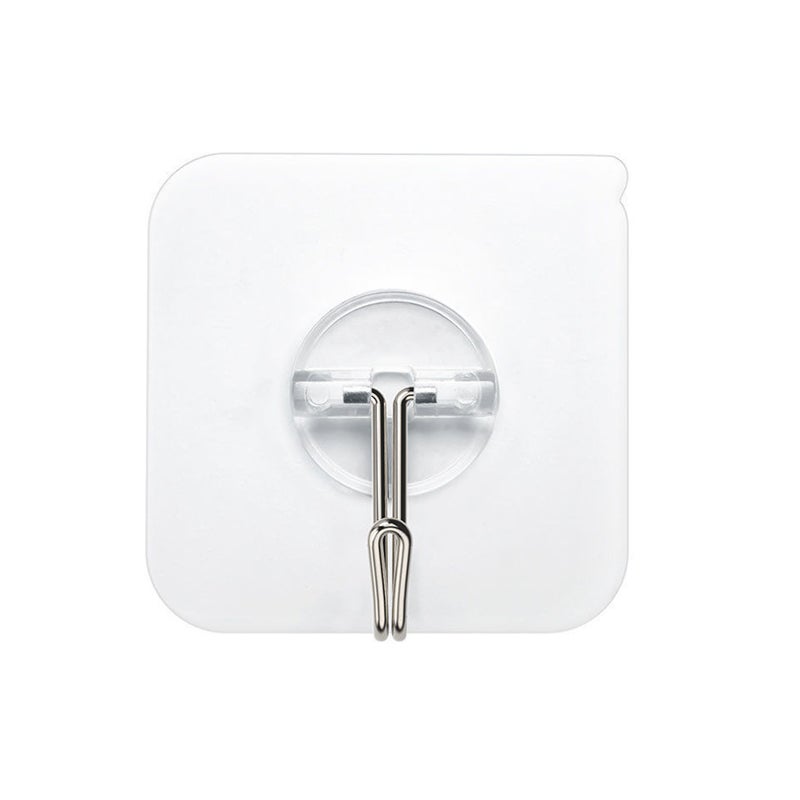 sztuk przezroczystych samoprzylepnych haczyków 5 kg (maks.), do zawieszania w łazience, kuchni, na suficie, ścianie, drzwiach, szlafrokach, ręcznikach