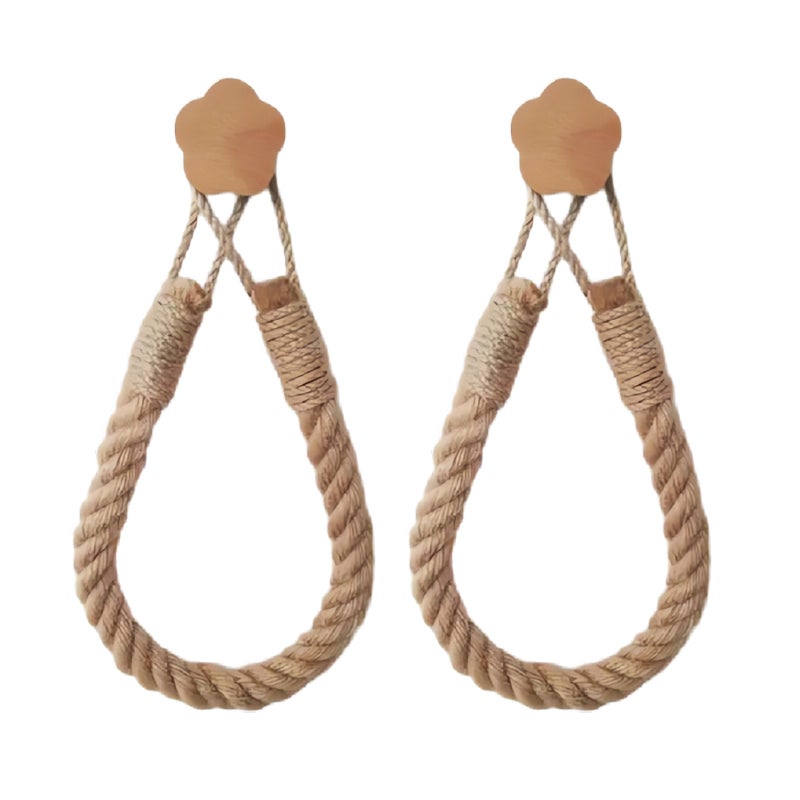 2 uchwyty na papier toaletowy, wieszak na ręczniki w stylu vintage, sznur do zawieszenia w domu, hotelu, łazience, toalecie