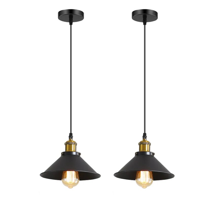Zestaw lamp wiszących w stylu industrialnym metalowa lampa wisząca stylu retro lampa sufitowa lampa wisząca żarówką regulowana wysokość światło białe