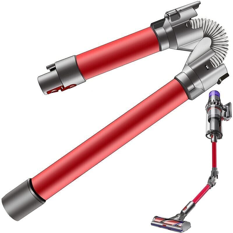 Składany drążek teleskopowy kompatybilny z Dyson V8, V10, V11, V7, aluminiowa rura z szybkozłączką do czyszczenia