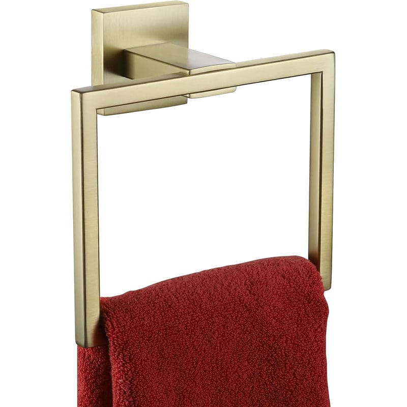 Wieszaki na ręczniki ze stali nierdzewnej - Wytrzymałe i antykorozyjne - Elegancki francuski design - Łazienka/WC