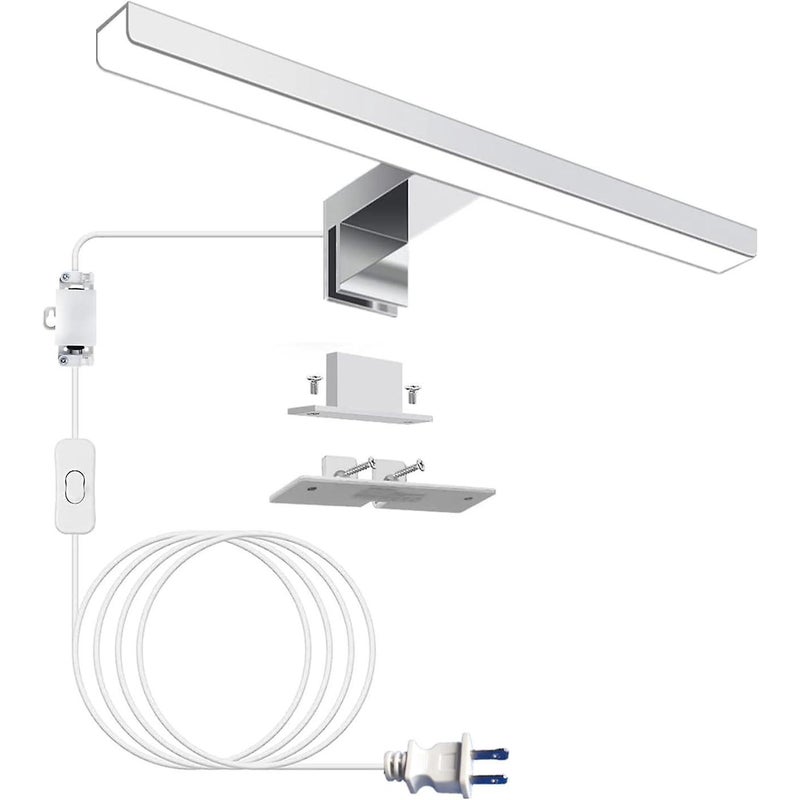 AusLeu 11,8-calowe lampy LED nad lustro, wtykowe, lampa łazienkowa nad lustrem, nowoczesny kinkiet ścienny