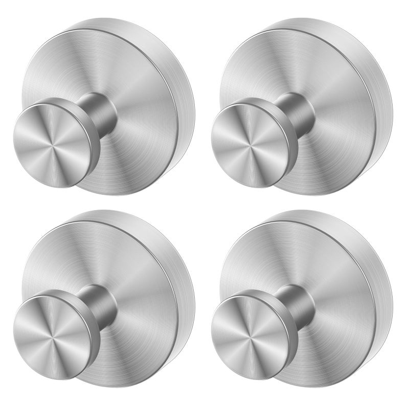 4 sztuki haczyków na przyssawki do kuchni i łazienki, wielokrotnego użytku, uchwyt na ręczniki bez wiercenia, haczyki ścienne, mocne, wielofunkcyjne,