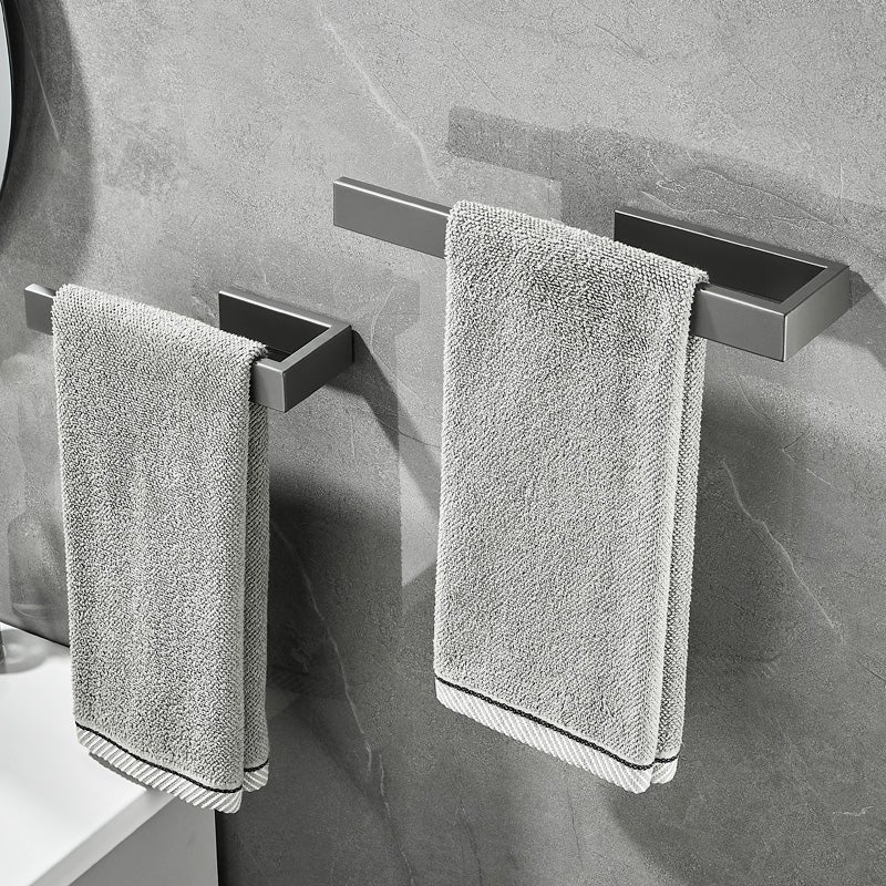 Wieszak na ręczniki ze stali nierdzewnej, bez wiercenia, srebrny, do łazienki i kuchni