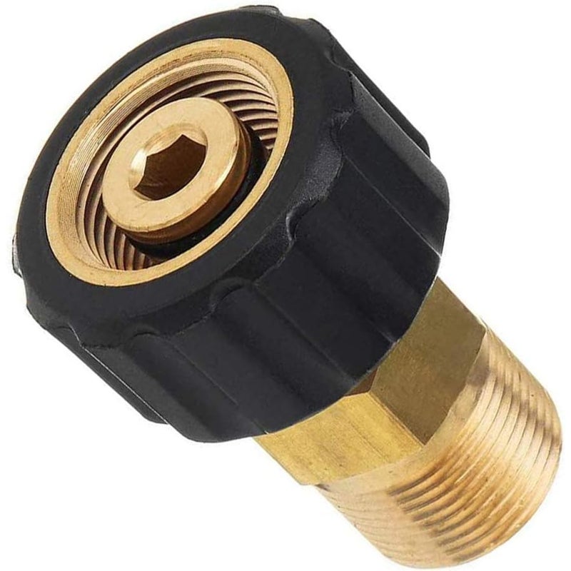 Złączka do myjki wysokociśnieniowej, gwint żeński M22 x 15 mm na gwint męski M22 x 14 mm, szybkozłącze do myjki wysokociśnieniowej, adapter
